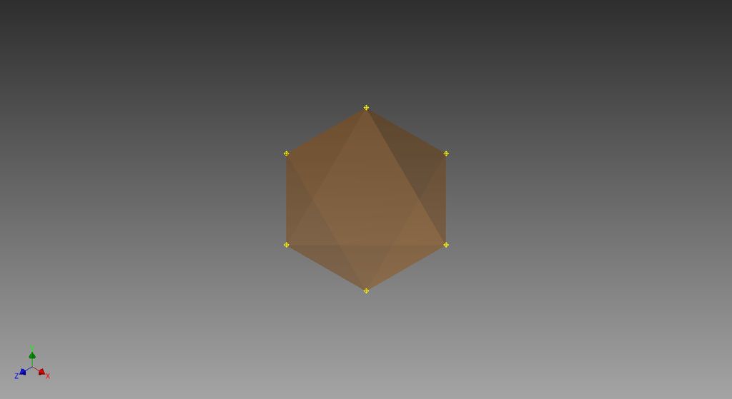 Picture of Convert the octahedron 3D sketch to a solid